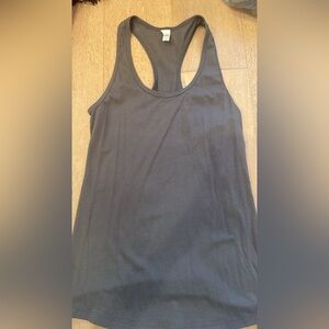 Gray Tank Top with Sleeveless Design